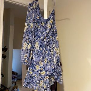 ASTR the label one shoulder dress